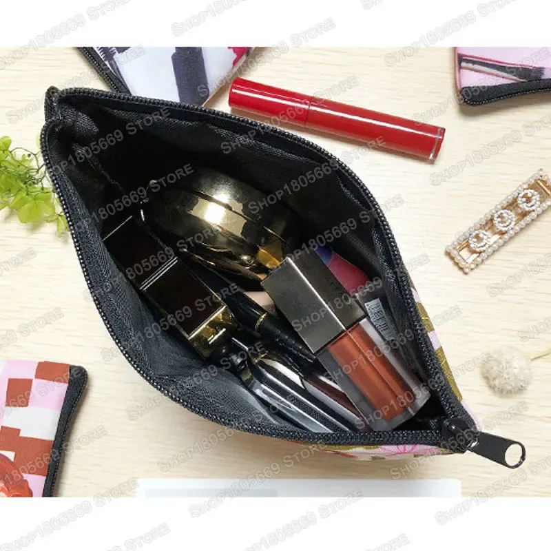 trousse de toilette à imprimé art égyptien pour femmes, trousse de maquillage, sac de toilette, petit sac à main, porte-rouge à lèvres