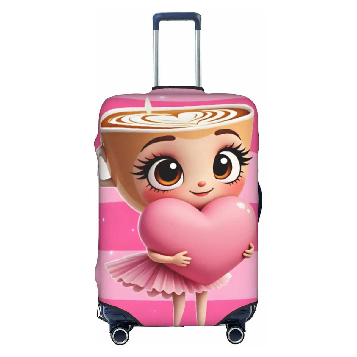 housse de protection élastique pour valise, motif humoristique italien tung tung tung sahur funk, convient aux valises de 18 à 32 pouces