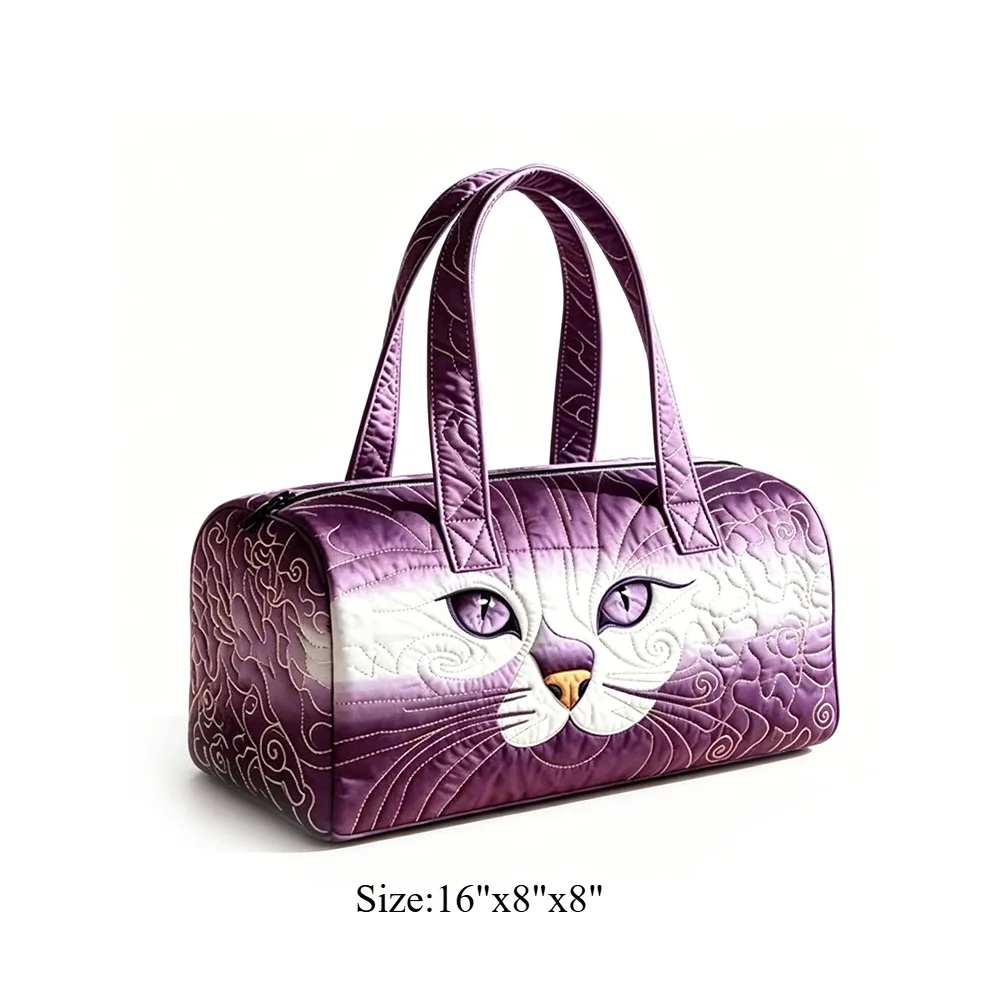 sac de voyage matelassé à imprimé chien teckel mignon, rayures arc-en-ciel, pour les amoureux des animaux, sac de week-end léger en polyester pour femmes et filles