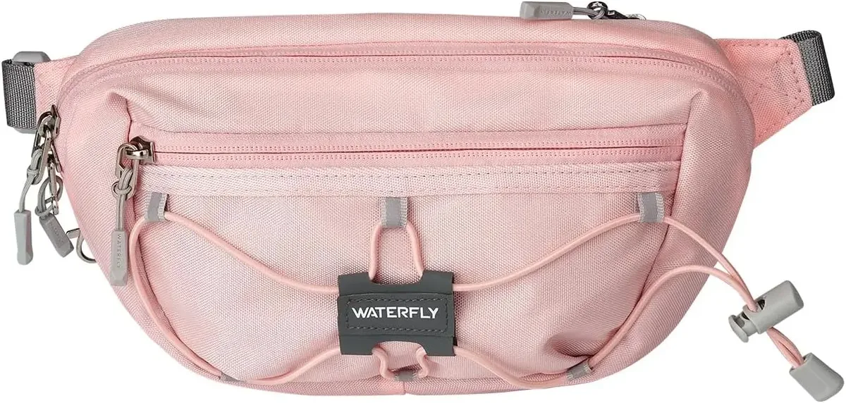 sac banane léger waterfly 1,5 l : blocage rfid, antivol, sac à bandoulière résistant à l'eau pour voyage, edc
