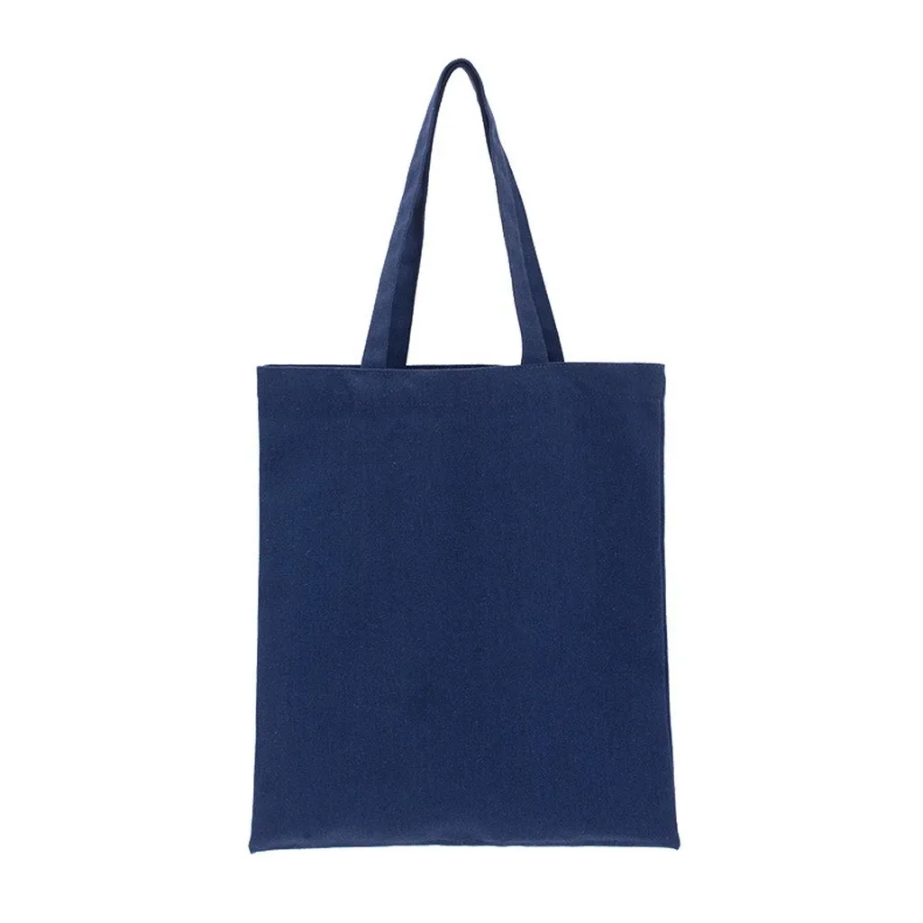 sac fourre-tout en toile naturelle vierge, sac en coton pour la sensibilisation écologique, les sorties décontractées et le shopping quotidien