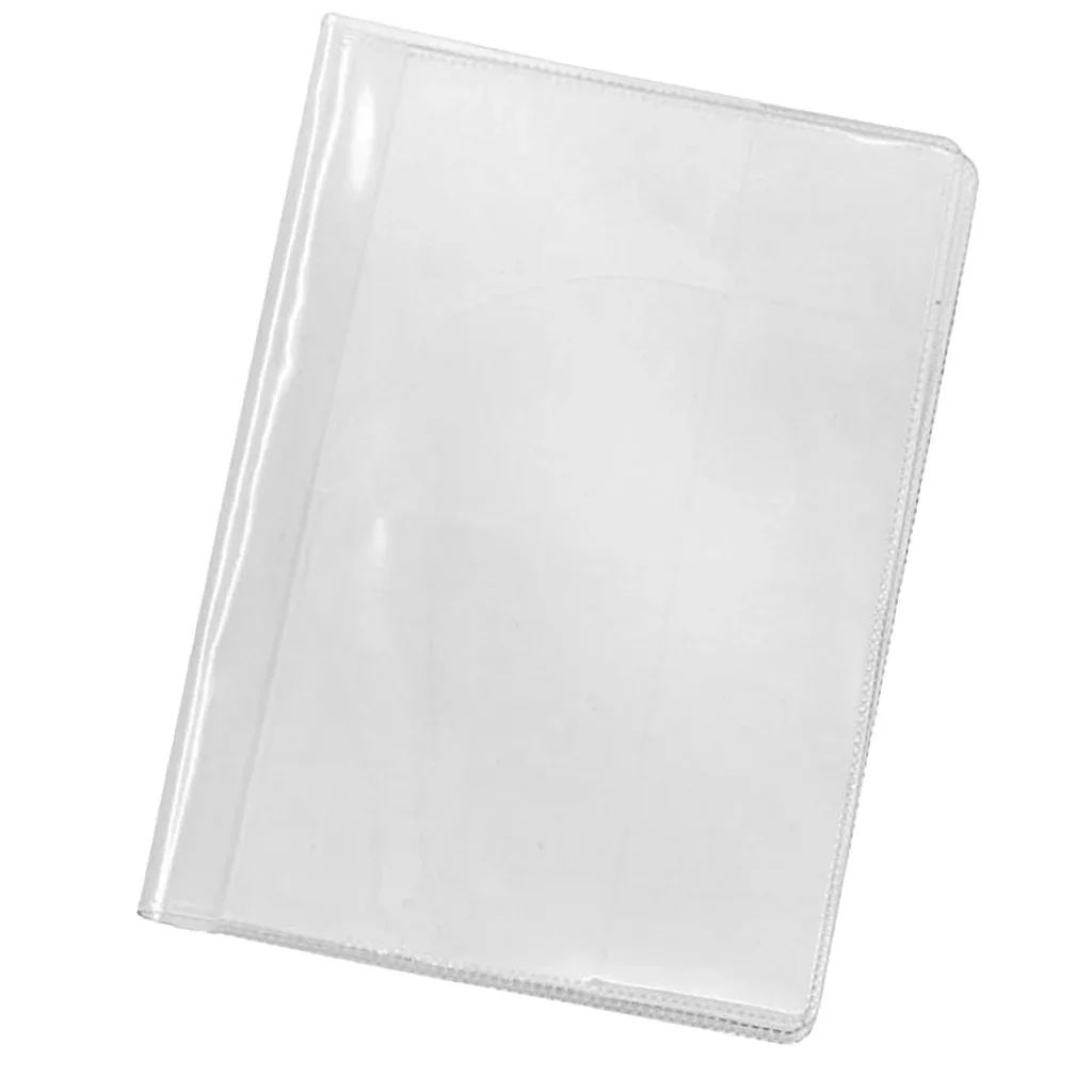 housse de protection transparente pour passeport, en pvc, protection contre la saleté, housse de passeport imperméable, porte-cartes de crédit, 1/5/10/20 pièces