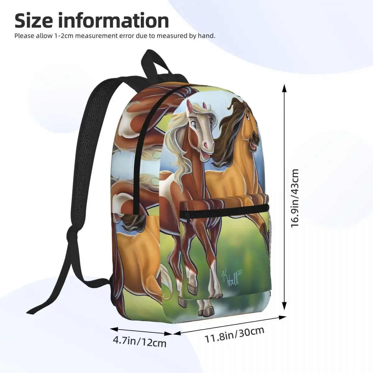 sac à dos spirit and rain pour étudiants, sac d'école, sac à dos de randonnée, sac de voyage pour garçons et filles, sac à bandoulière