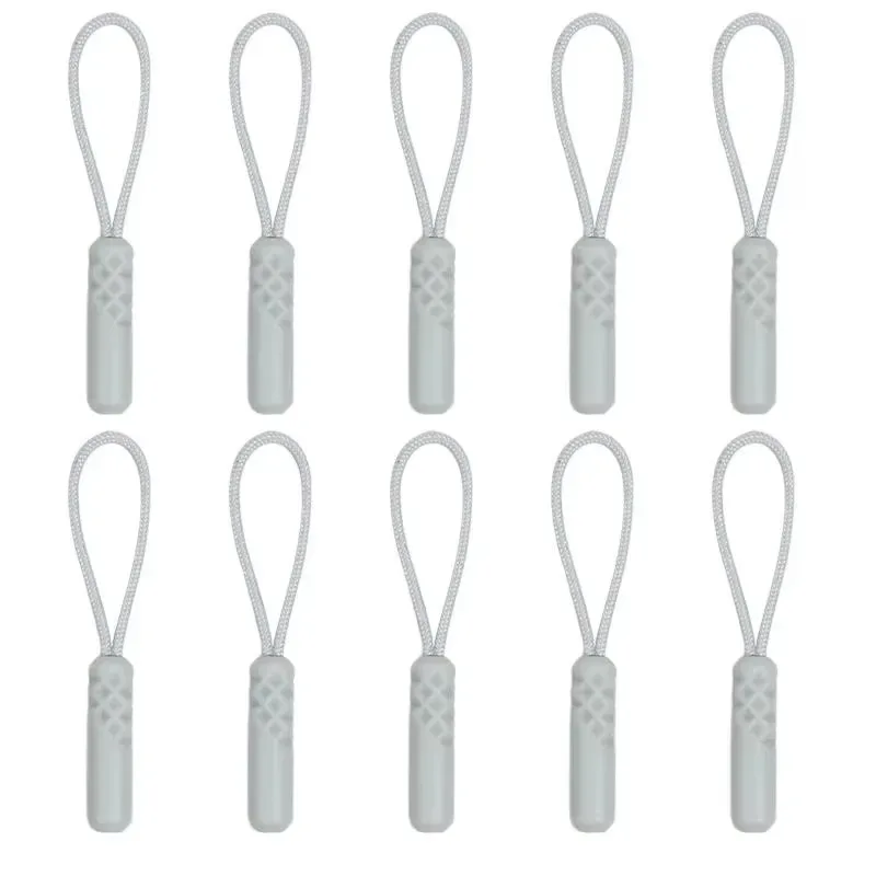 10/20 pièces tiroir de fermeture éclair, embout de remplacement pour cordon, clip de fixation pour boucle cassée, languette de fermeture éclair pour sac de voyage, valise, tente, sac à dos