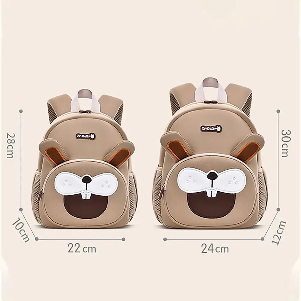 sac d'école portable de grande capacité, bandoulière réglable, sac de voyage durable, sacs à bandoulière à rayures réfléchissantes de dessin animé pour étudiant