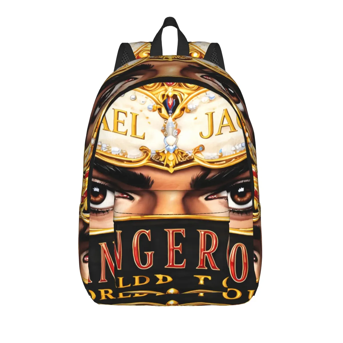 michael mj sac à dos unisexe en polyester, sacs de voyage durables et élégants, sacs à dos pour lycée