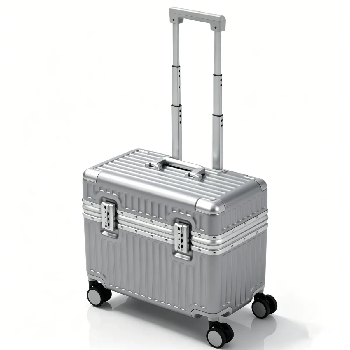 valise à roulettes à ouverture par le haut 18/20 pouces, bagage cabine pour photographe, en polycarbonate avec cadre en alliage d'aluminium et serrure tsa