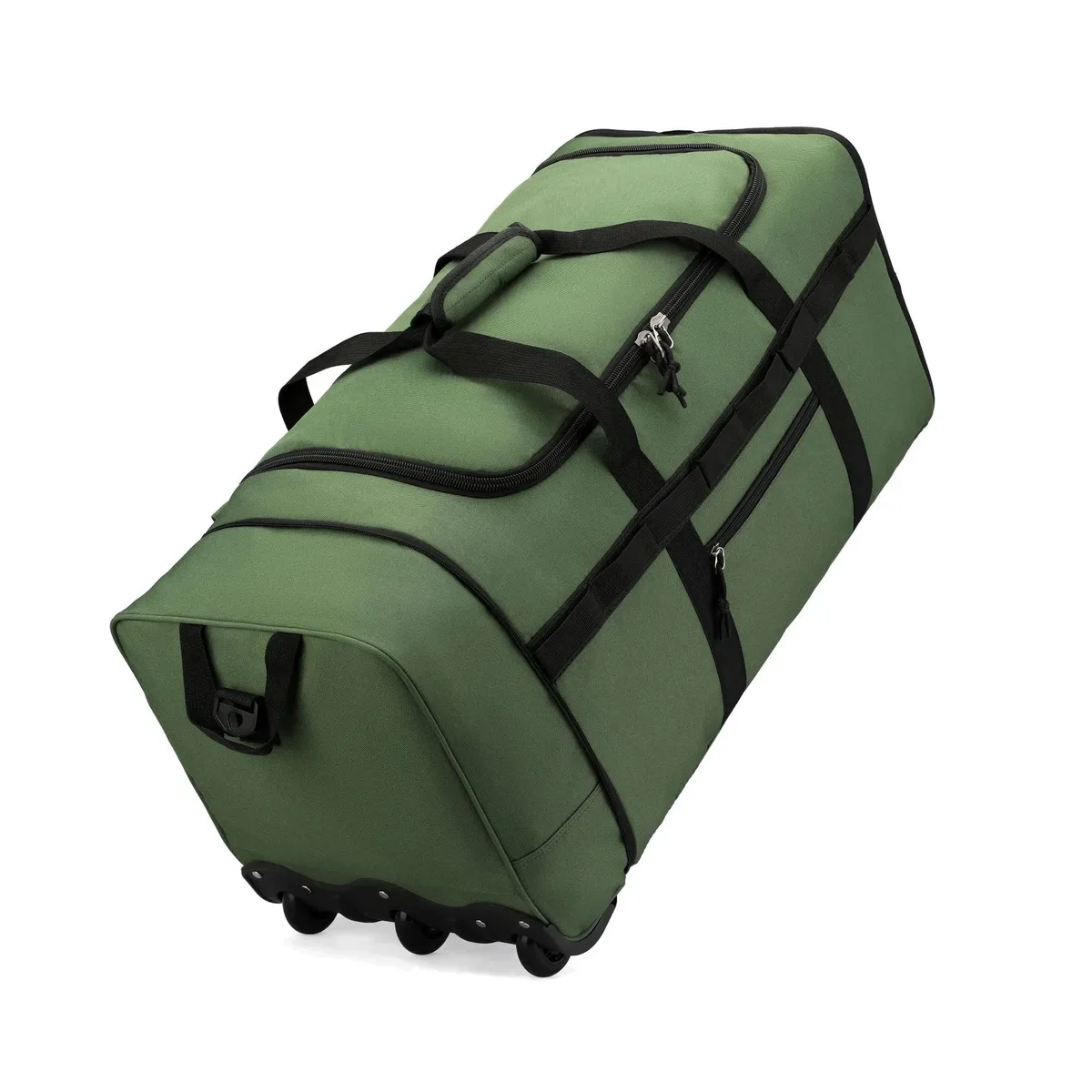 sac de voyage pliable et extensible, bagage portable de grande capacité, sac à bandoulière à roulettes unisexe pour les voyages