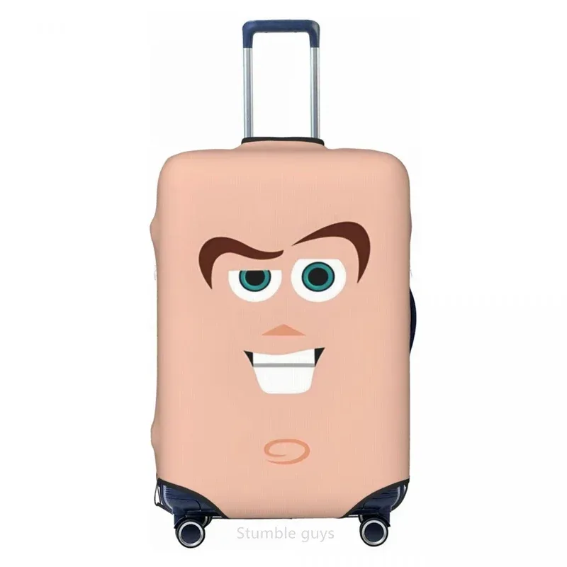 housse de protection durable pour bagages de voyage, motif jouets, compatible avec les bagages de 18 à 32 pouces, en tissu élastique, anti-poussière, lavable, anti-rayures