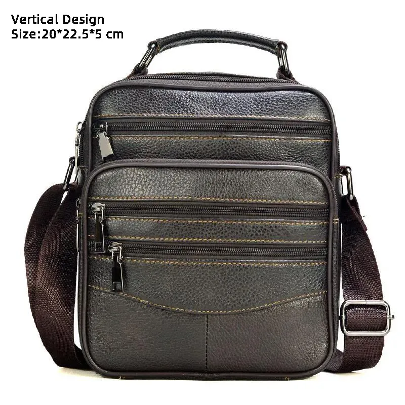 mode chaude hommes sacs de messager sacs à main en cuir véritable pour homme marque de luxe mâle sac à bandoulière pour mini pad garçon sac à bandoulière