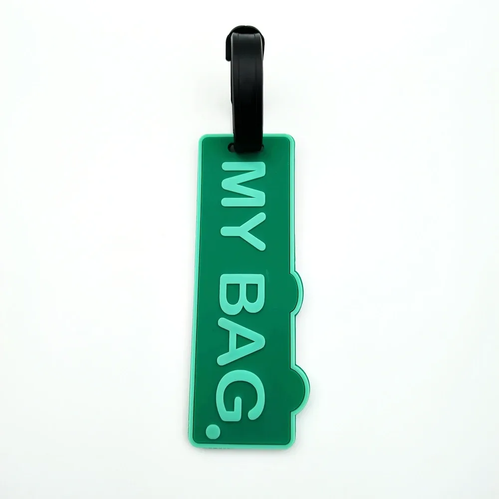 pendentif d'étiquette de bagage de lettre minimaliste, étiquette de bagage d'aéroport de voyage, étiquette d'identification anti-perte, étiquette de nom de bagage, mâle et 600, 1pc