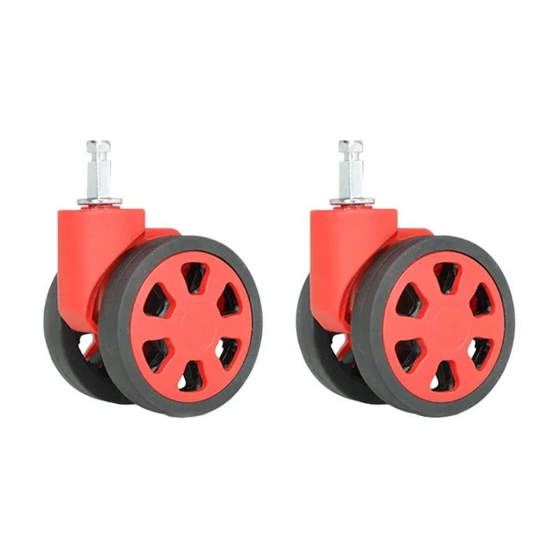 roues de valise de voyage universelles, rotatives et silays euses, résistantes à 360, pour chariot à bagages, remplacement durable, 1 paire