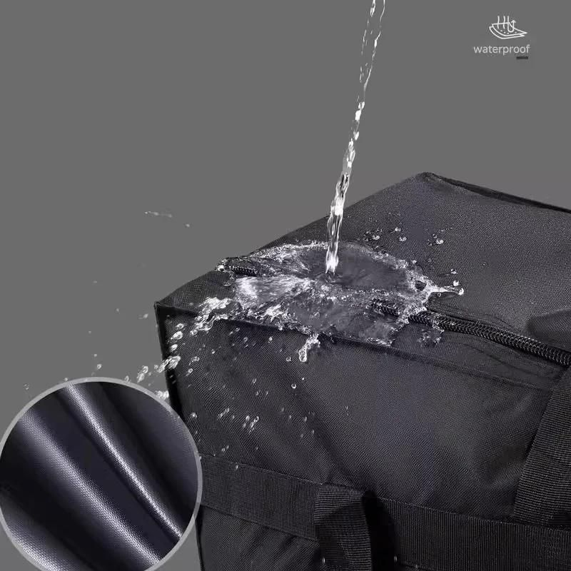 sac de rangement surdimensionné en toile robuste, idéal pour les déménagements, les voyages, le camping, les étudiants, et le rangement d'objets volumineux