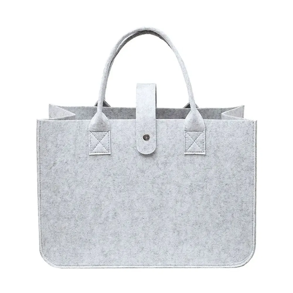 sac momie portable de grande capacité pour femmes, sac à bandoulière en feutre simple, sacoche de couleur unie, sac à main de voyage décontracté