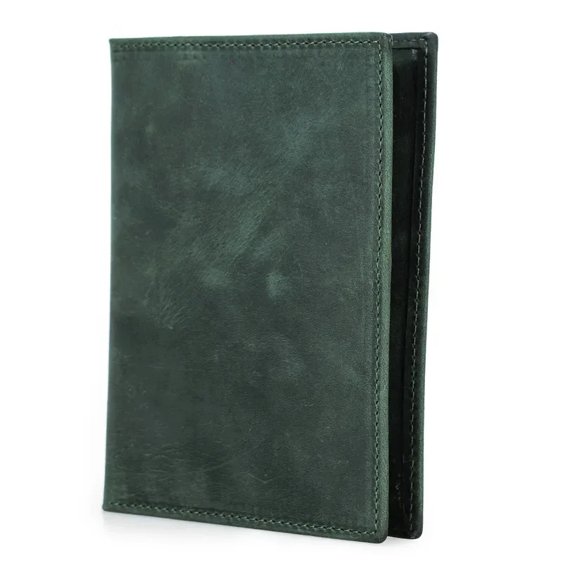porte-passeport en cuir de vache véritable avec étui airtag-portefeuille de voyage bloquant rfid, poche anti-perte et porte-carte pour hommes et femmes