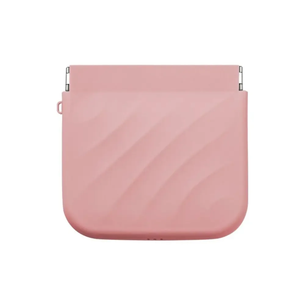 mini sac cosmétique simple en silicone, trousse de maquillage, accessoires de voyage, porte-monnaie, sac de rangement, sac de rangement pour bijoux, sac à ressort en forme de feuille, pour filles