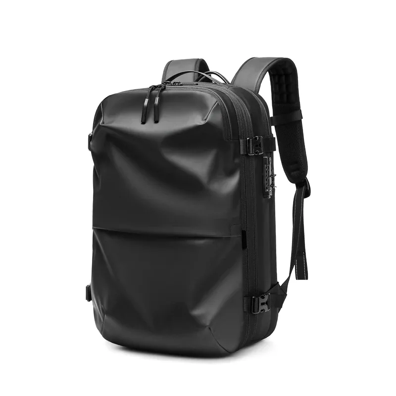 sac à dos de voyage à compression sous vide pour hommes, sac à dos pour ordinateur portable 17 pouces, sac à dos scolaire de grande capacité, sac à dos de randonnée étendu sr