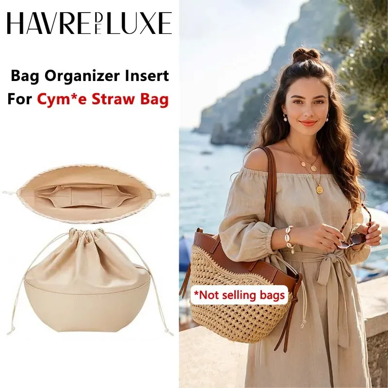 insert organisateur de sac à cordon pour cyme – accessoire de sac intérieur durable et tendance pour rangement et modification
