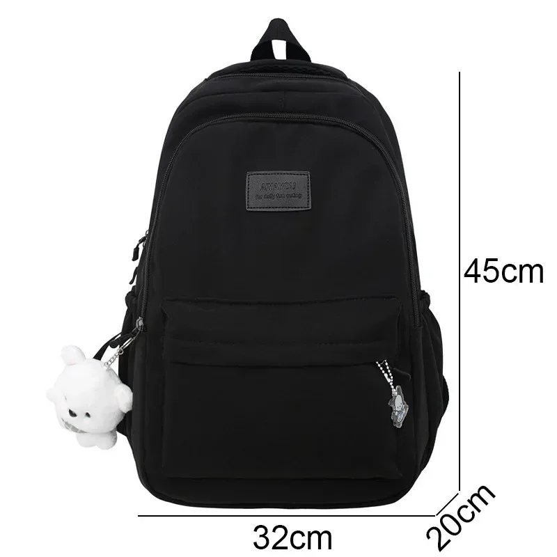 nouveau femme mode dame haute capacité étanche collège sac à dos à la mode femmes sacs d'école pour ordinateur portable mignon fille voyage livre sac cool