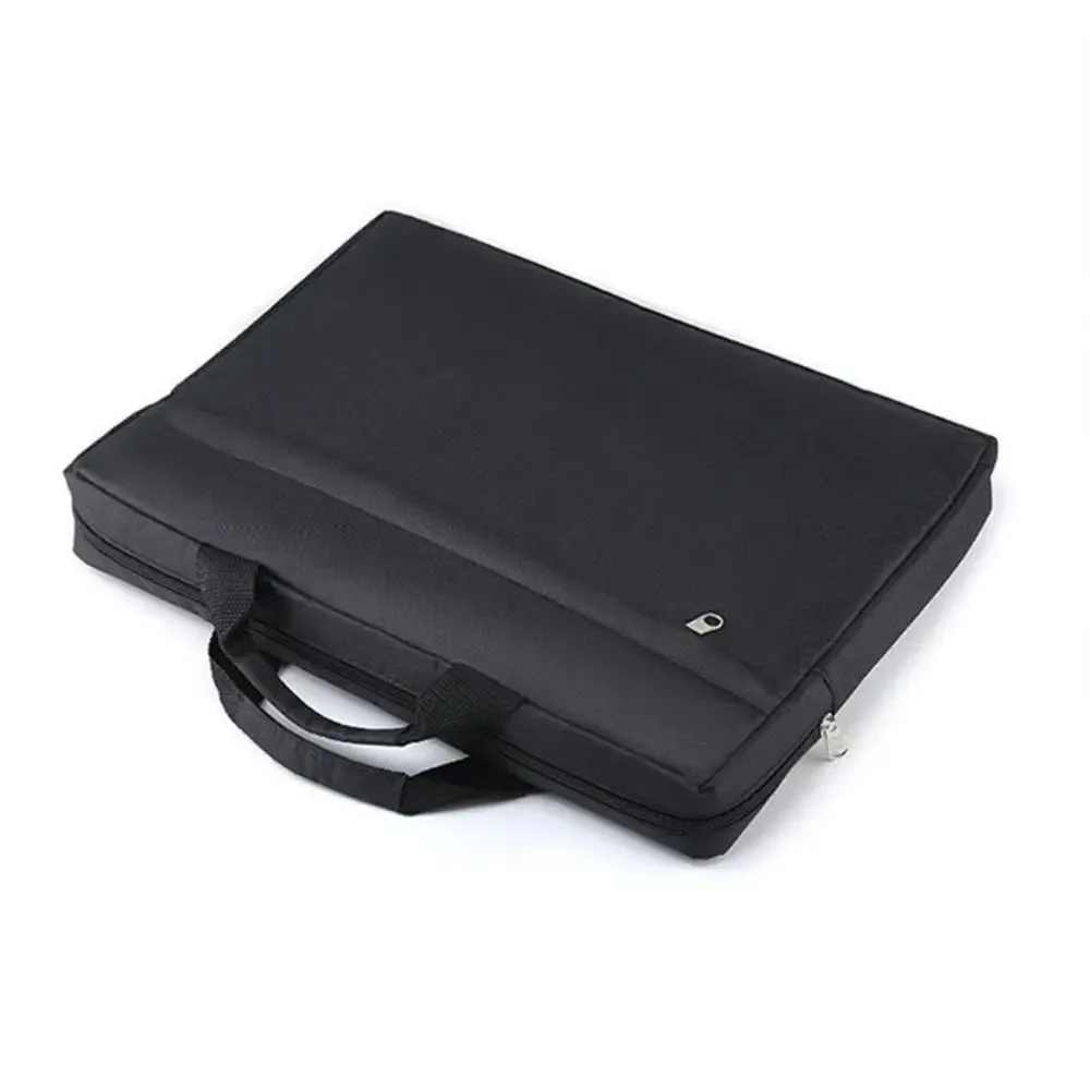 sac de dossiers de fichiers durable pour hommes, porte-documents, sac à main pour documents d'affaires, fourre-tout noir multicouche, porte-documents d'affaires pour avocat