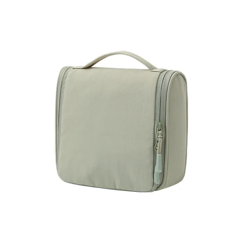 trousse de toilette suspendue portable, organisateur de voyage minimaliste, pochette de rangement pour maquillage, trousse de toilette avec crochet, étui à cosmétiques