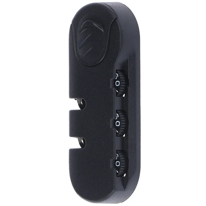 cadenas verrouiller plastique noir serrure tsa boutons numériques voyage valises sac bagages ovale lisse