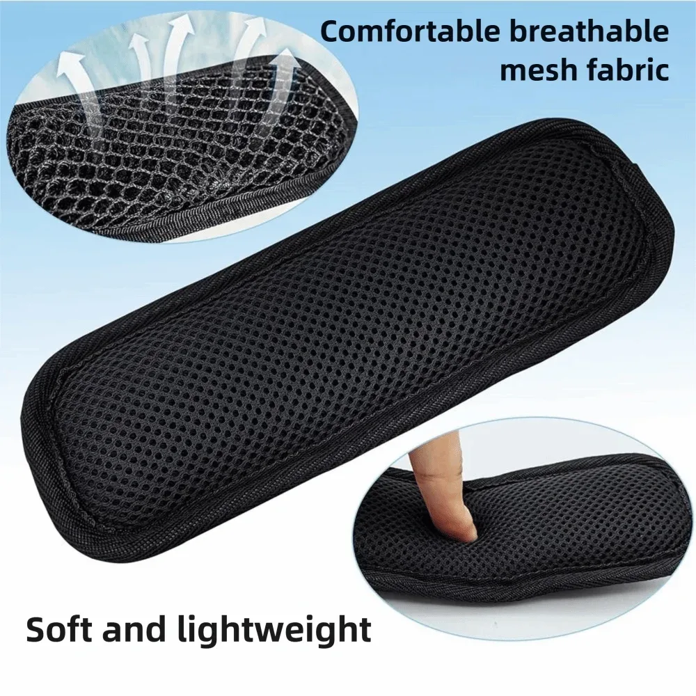 coussin de sac à bandoulière universel, 1 paire, extra épais, respirant, pour bagages, absorption des chocs, sangle d'épaule amovible