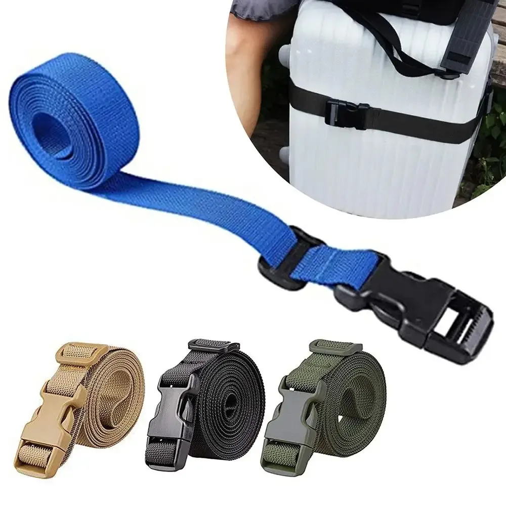 sangles d'emballage de bagages en nylon, ceinture de protection réglable, ceintures de valise, sangles fixes, ceintures de bagages