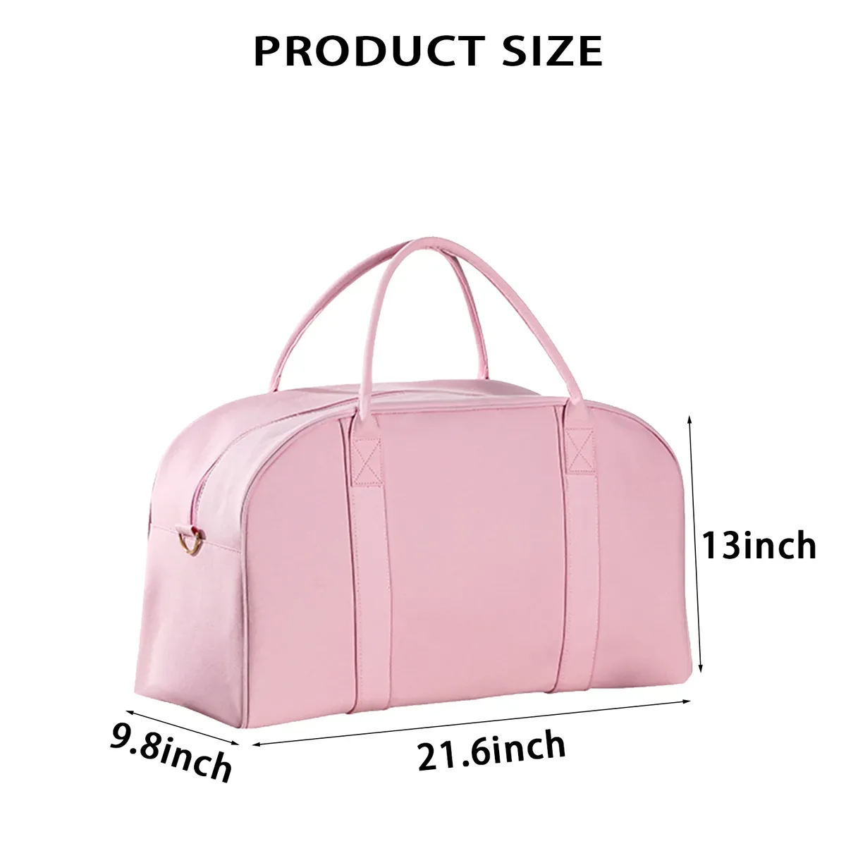 sac polochon en toile pour la fête des mères, pour femmes, week-end, sport, nuit, couleur unie, voyage, vacances, cadeau pour maman, idéal pour les voyages