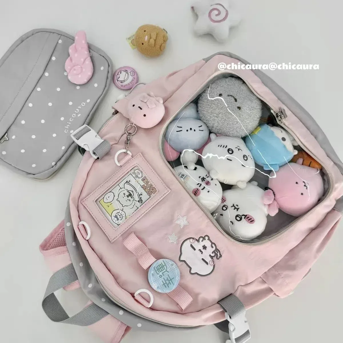 nouveau sac à dos japonais pour filles, mignon et élégant, grande capacité, polyvalent, pour les trajets quotidiens, sac à dos ulzzang diy ita bag, sac pour poupées