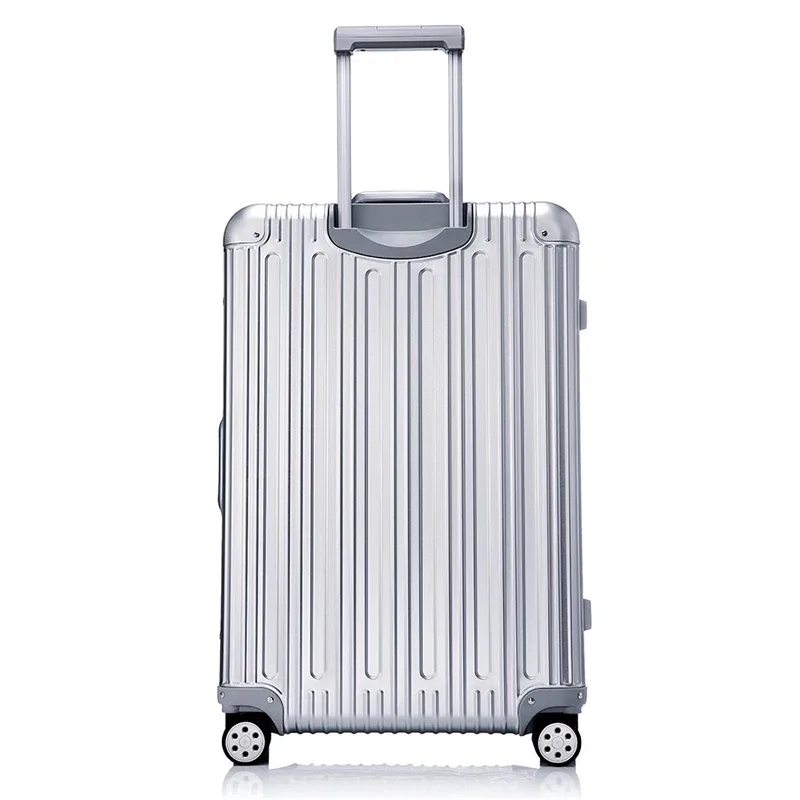 nouvelle valise à roulettes rigide en alliage d'aluminium de haute qualité, valise de voyage, bagage enregistrable 20'26'30'31'33 pouces