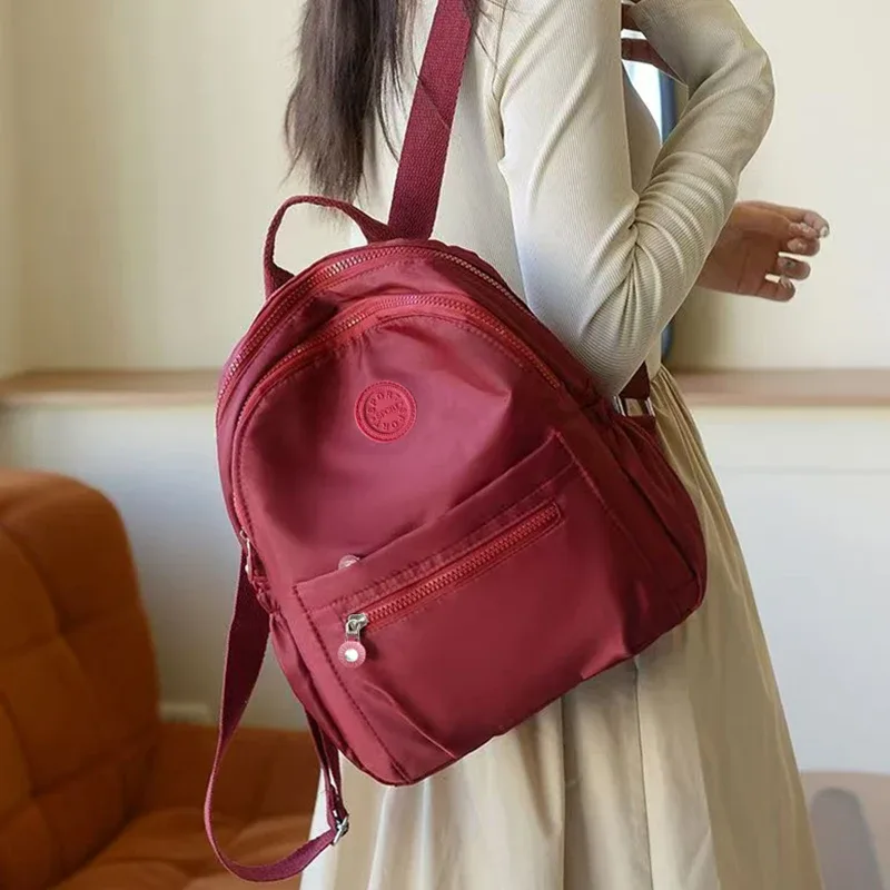 sac à dos multicolore chic pour voyage quotidien, élégant, léger, polyvalent, décontracté, fonctionnel