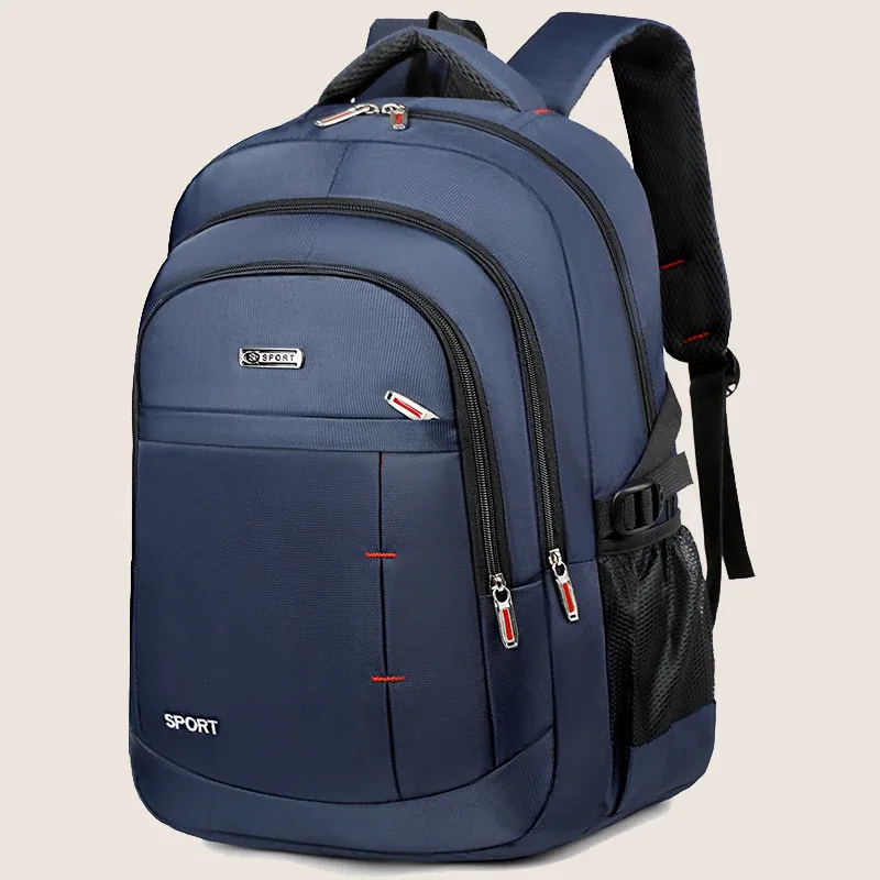 sac à dos pour ordinateur portable grande capacité - sac à dos unisexe durable, imperméable et élégant avec des poches pratiques - idéal pour l'école et les voyages