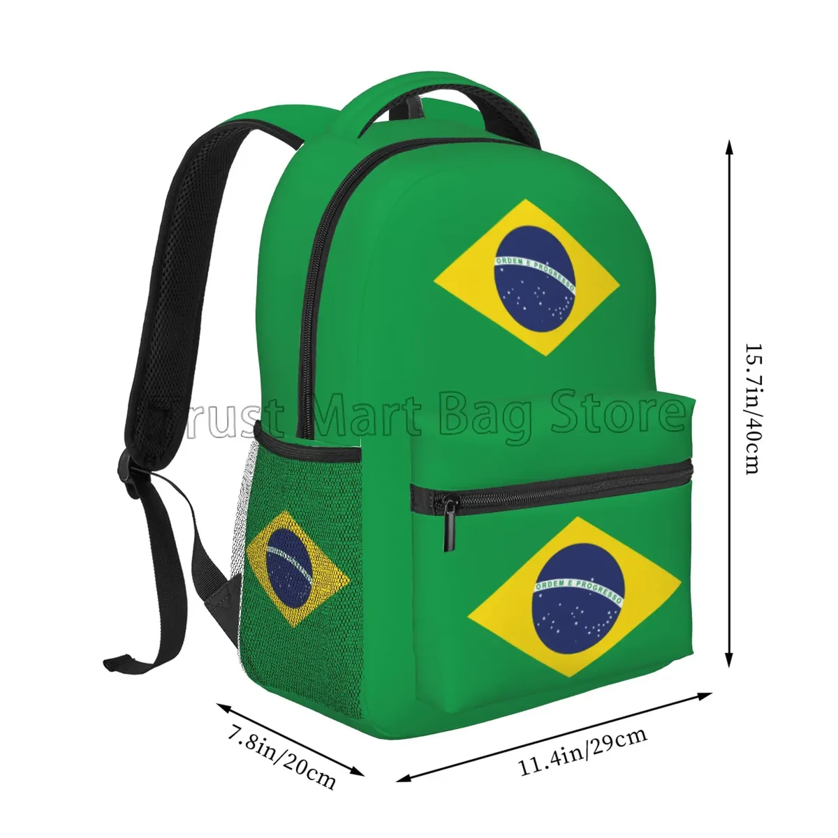 sac à dos décontracté de grande capacité pour hommes et femmes, sensation brésilienne, sac à livres scolaire, sac à dos de voyage en plein air, lancé, garçons, filles