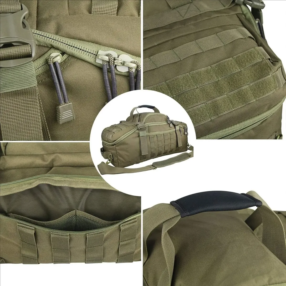 sac de voyage 250l 45l 80l, sac à dos tactique militaire avec sangle réglable, sac de week-end pour hommes et femmes, sacs de sport imperméables