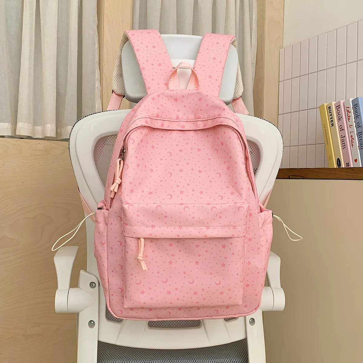 sacs à dos grande capacité oxford stars moon 2026 nouveaux sacs polyvalents simples pour les trajets quotidiens sacs à dos tendance pour étudiants mochila
