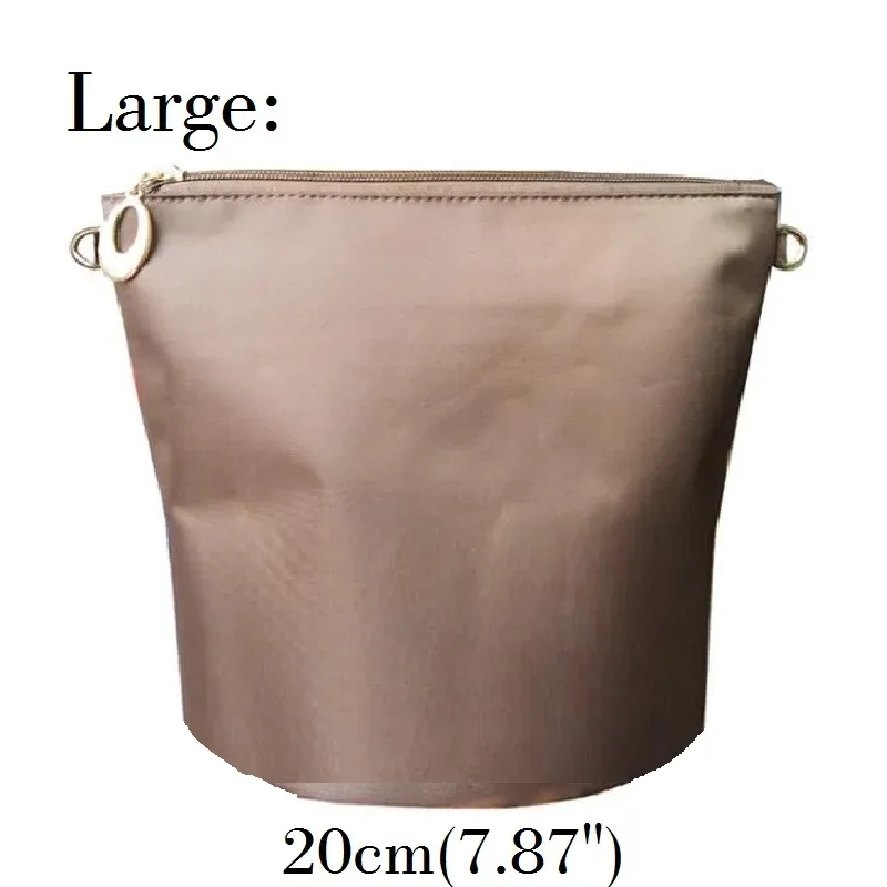 sac organisateur pour sac à main seau, inserts de sac seau (abricot, noir, café)