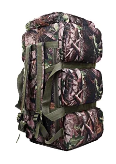 sac voyage sac sport camouflage noir vert olive bandes grises vertes sangle douce capacité grande
