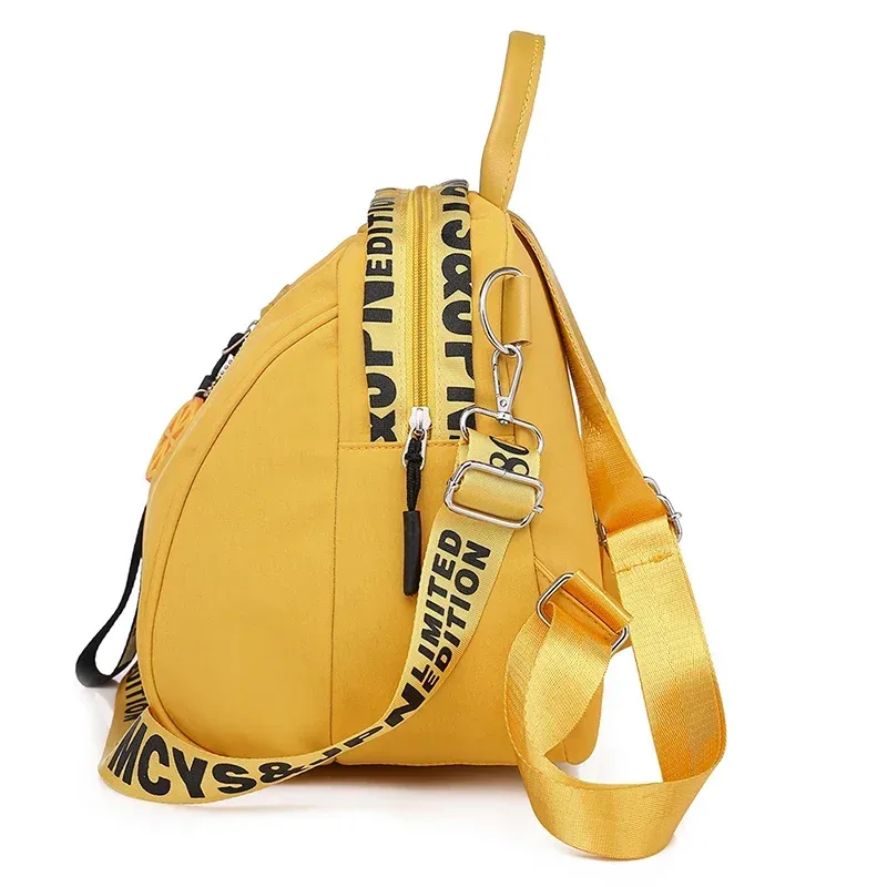 femmes sac à dos décontracté lettre multi-fonction multi poche voyage sacs à dos femme sac d'école pour adolescente sacs à bandoulière petit