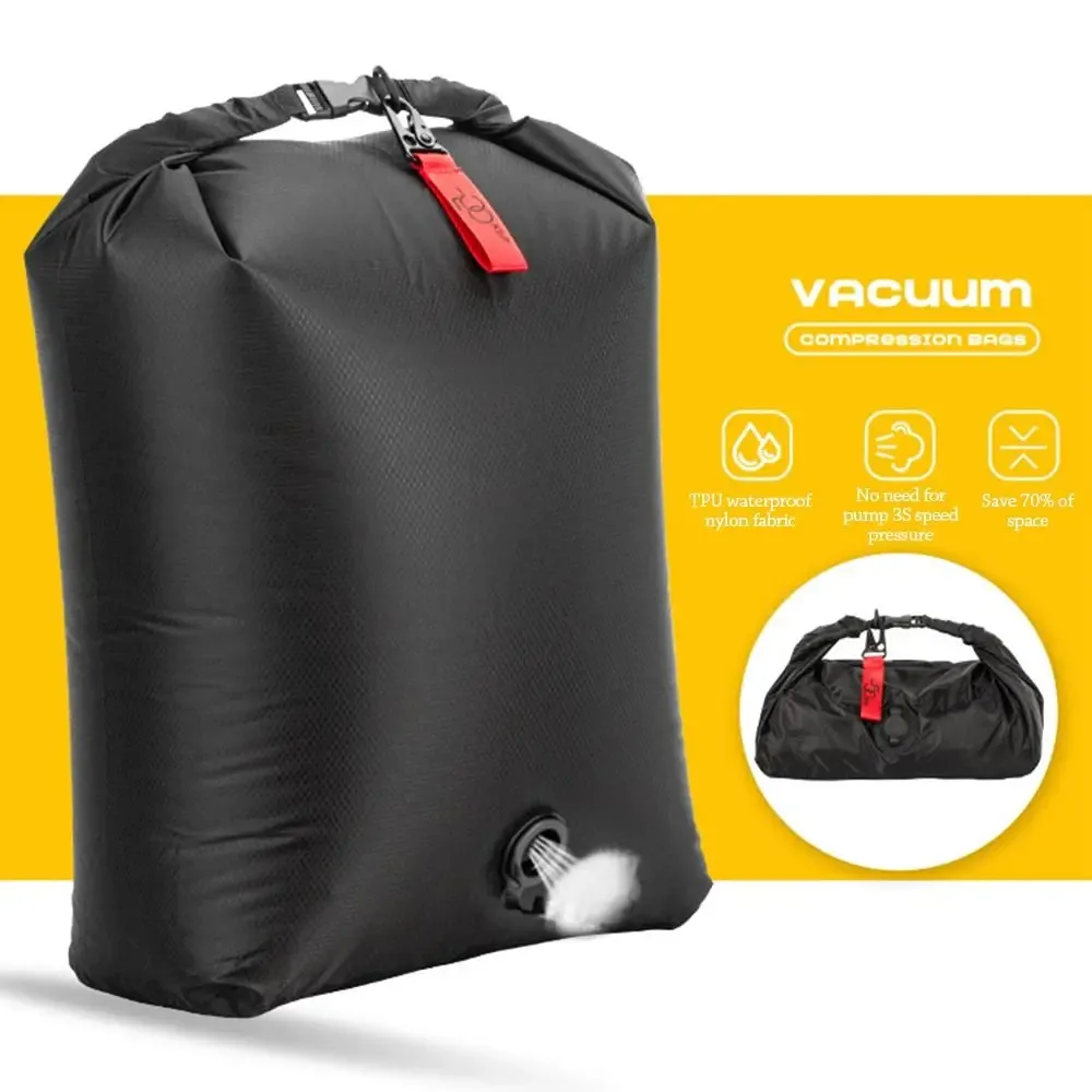 sacs sous vide réutilisables pour voyage, sac de compression sous vide pliable et étanche, anti-poussière, gain de place, sac de rangement sous vide pour bagages