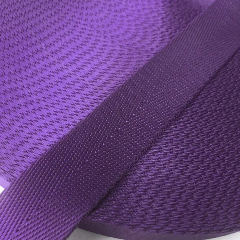 sangle en nylon de 2 mètres pour sac à dos, collier de chien, harnais, sangle de sac à dos d'extérieur, pièces de couture pour sacs