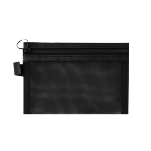 sac de rangement en maille pour maquillage, produits de toilette simples, poudres récepteurs, translucides, légers, sacs cosmétiques, voyage, portable, petits objets gt