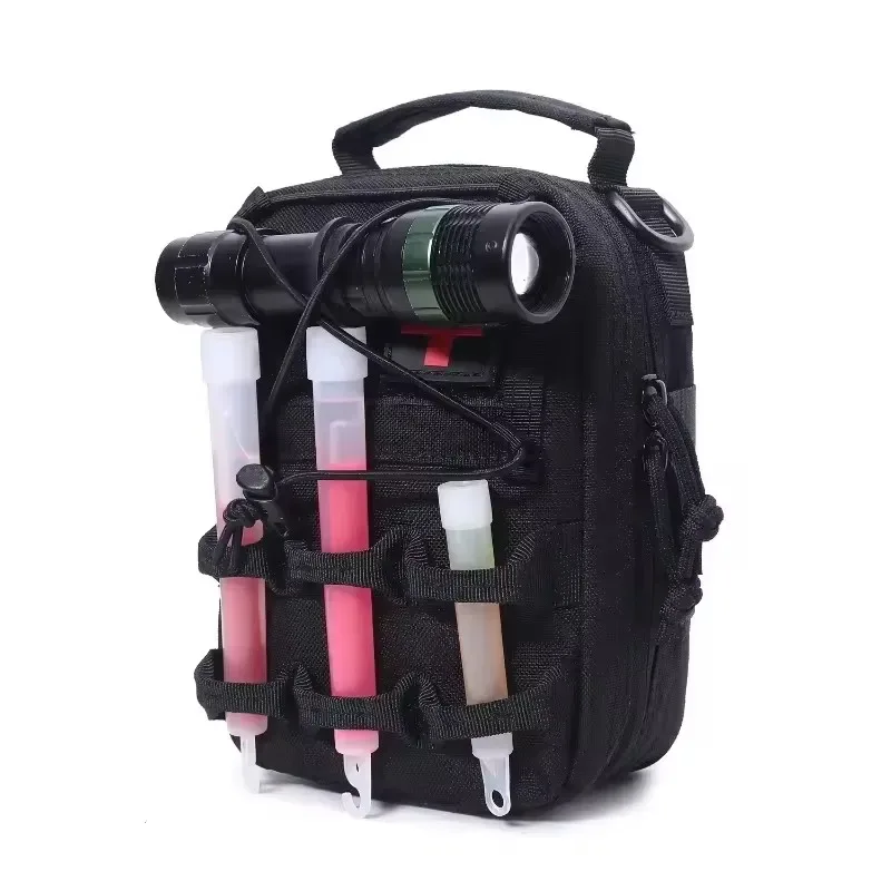 nouvelle pochette médicale edc, sac de survie en plein air, sac d'urgence emt, sac de ceinture, sac de camping, sac de chasse, sac tactique molle, trousse de premiers soins