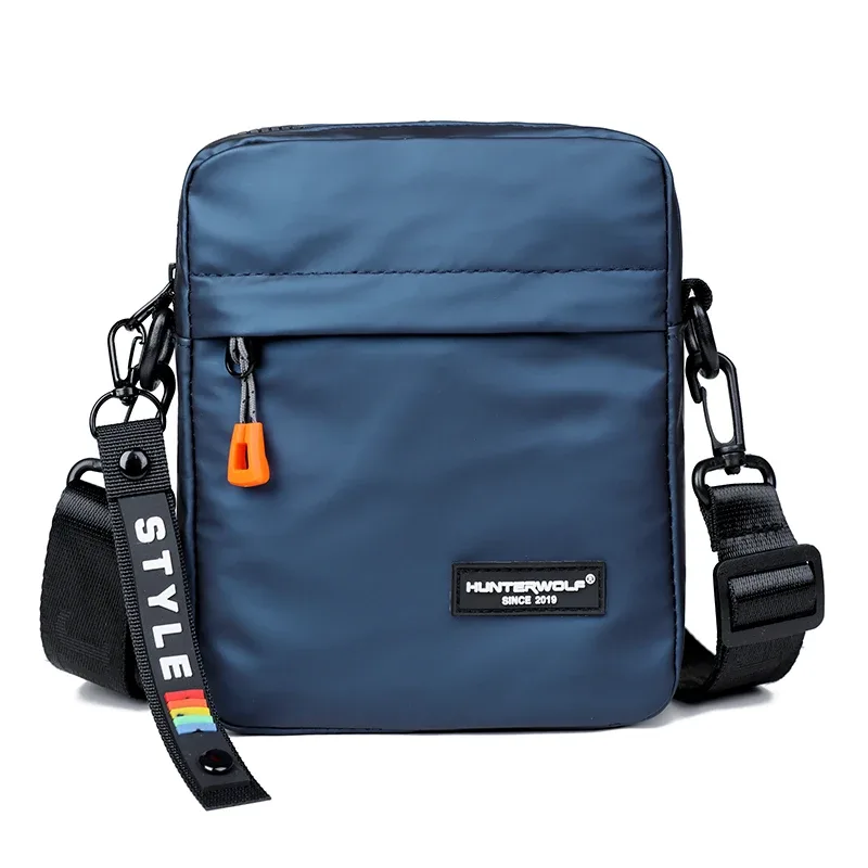 mini sac à bandoulière simple pour hommes, sac latéral pour téléphone, sac à bandoulière décontracté étanche en cuir pu, petits sacs à bandoulière d'affaires