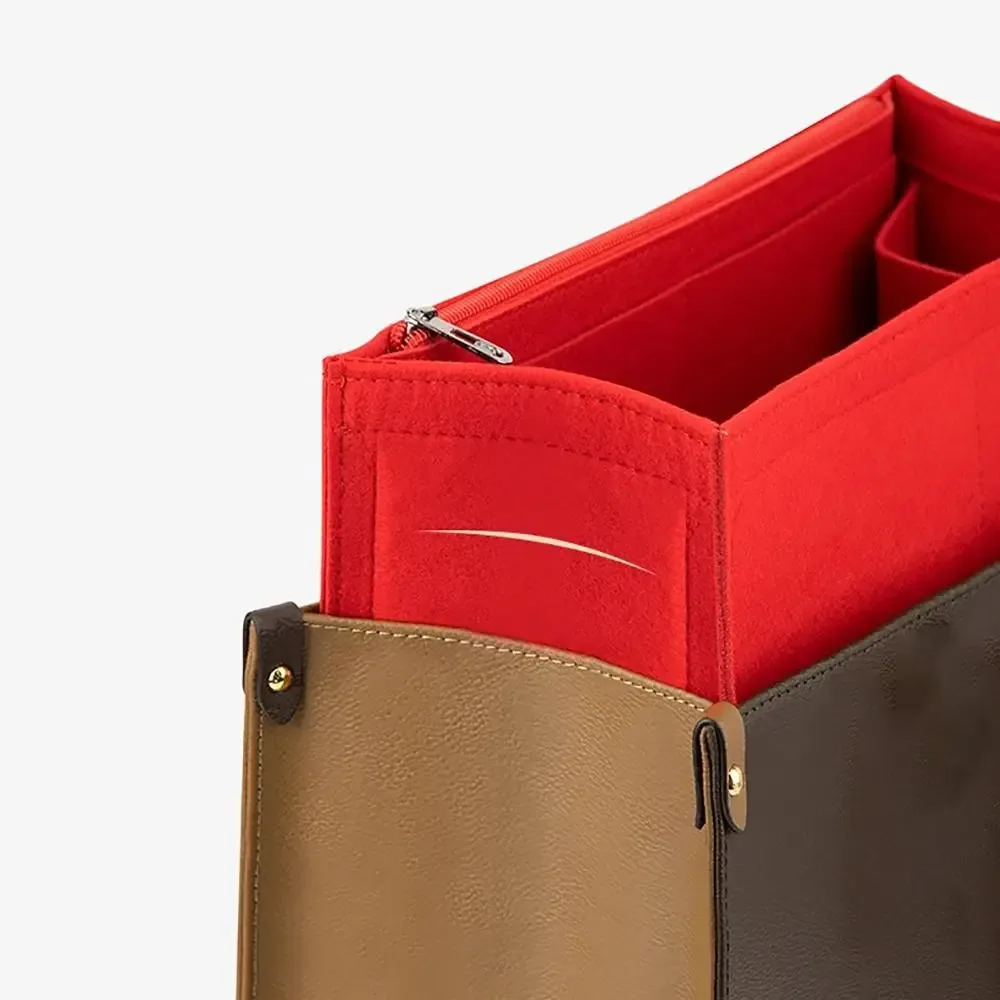 organisateur de sac à main en feutre de haute qualité, insert de rangement interne portable pour sac, support de sac pour lv onthego