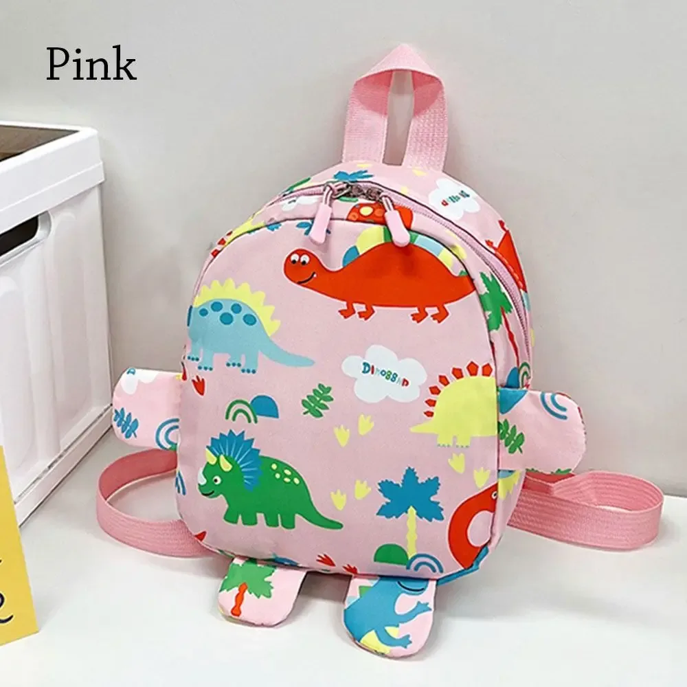 sac à dos en nylon de dinosaure de dessin animé animal de maternelle, cartable pour enfants, petits sacs kawaii d'école pour garçons et filles