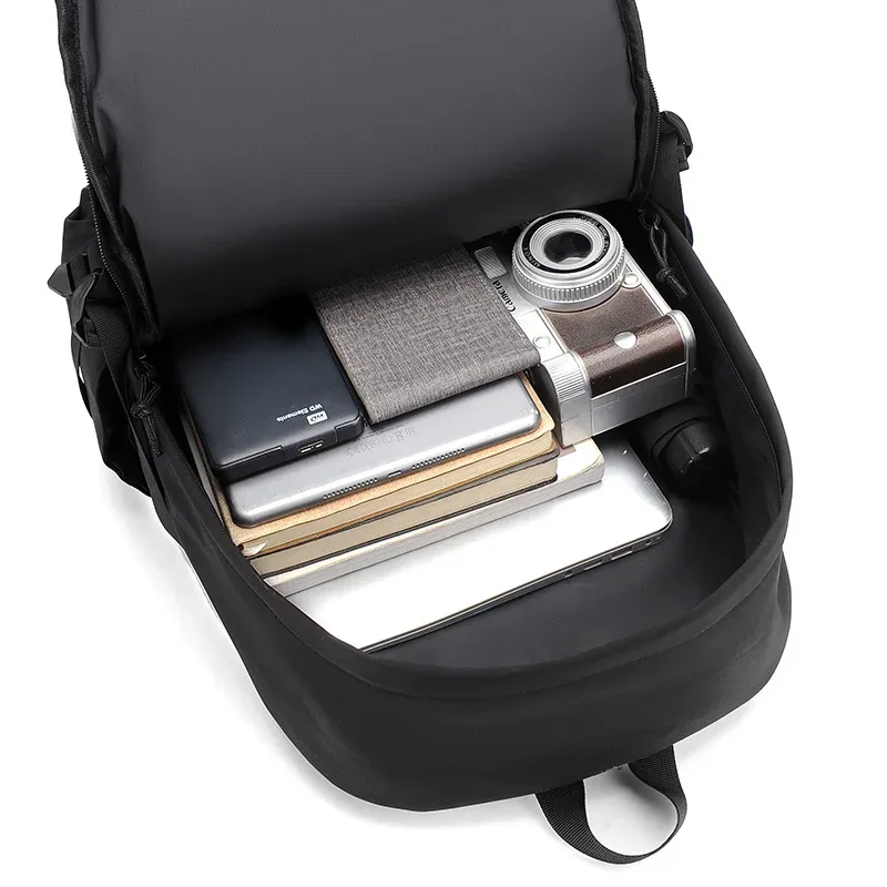 sac à dos de voyage en tissu oxford pour hommes et femmes, 14 pouces, style département sen simple, grande capacité, pour étudiants en ordinateur