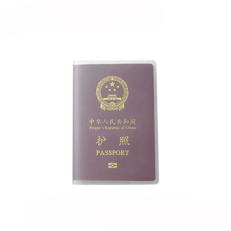 sacs de protection transparents pour cartes bancaires, porte-passeport, étui en poudre imperméable, carte d'identité professionnelle, carte de crédit, pvc, 2 pièces