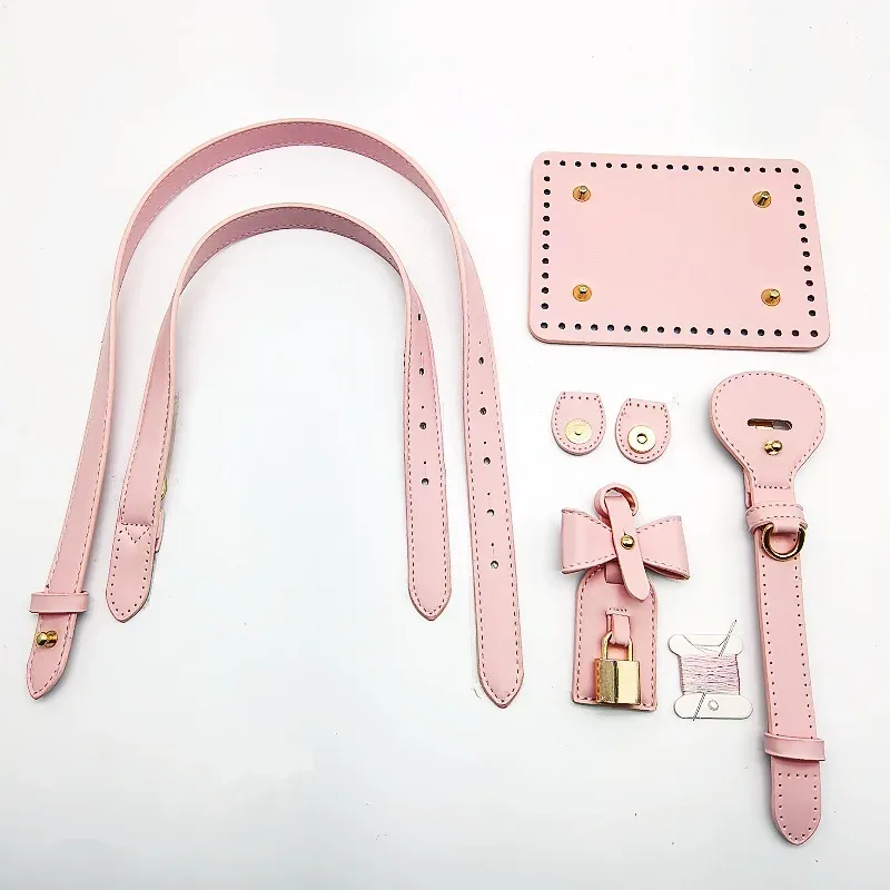 sac à main en paille tressée fait main diy, accessoires en cuir, sac seau vintage, matériau pour sac à bandoulière simple ou croisé
