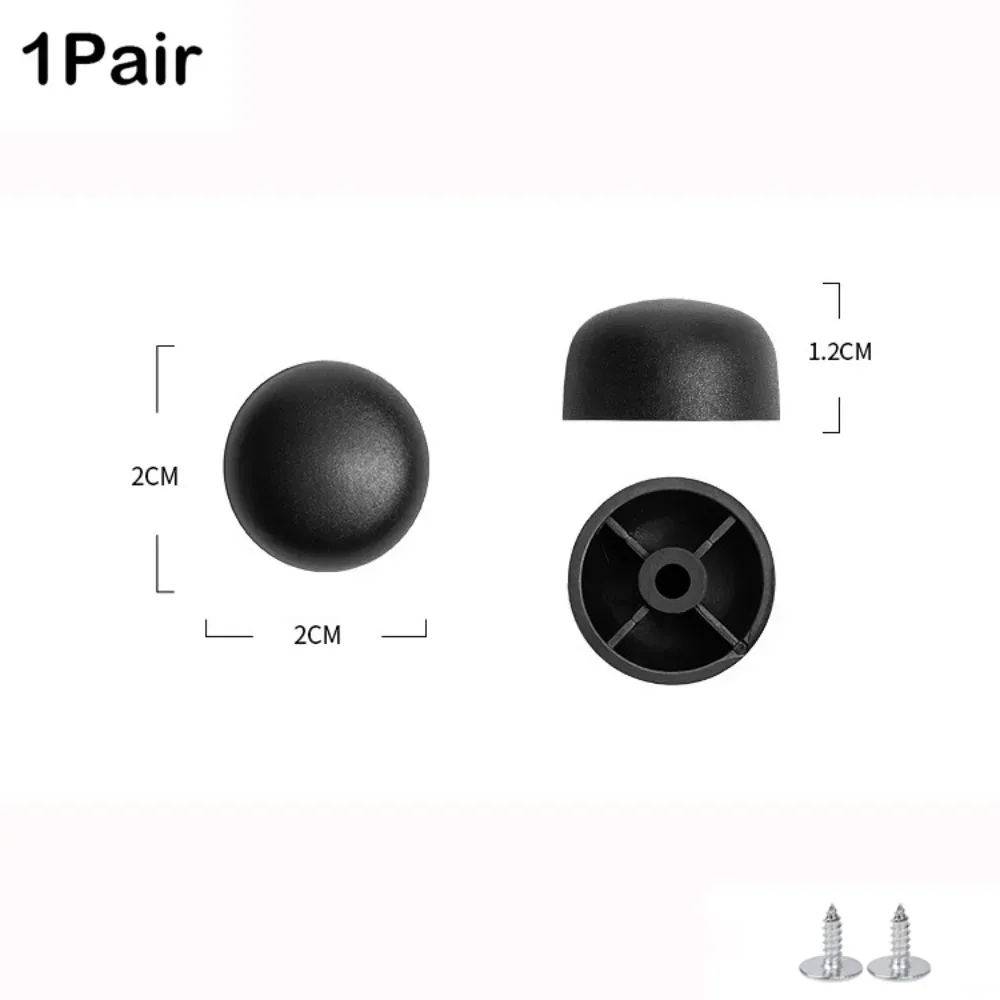 patins de protection en plastique noirs pour bagages avec vis, support inférieur de valise, pièce de rechange universelle pour toutes les valises
